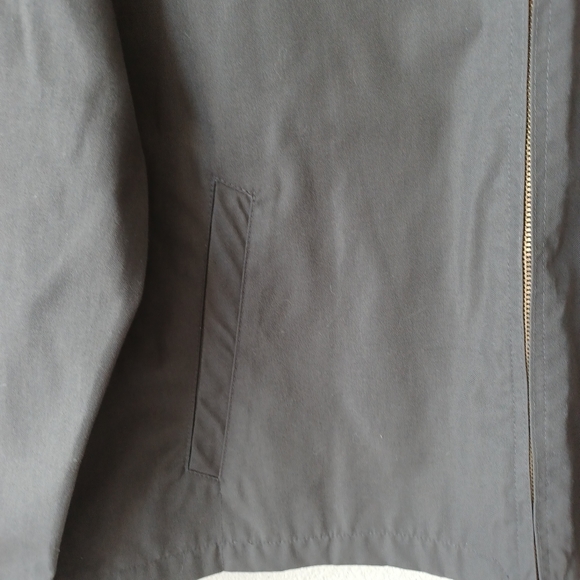 Mr. California Mens Zippered Lightweight Jacket Size Large Dk. Gray - Picture 4 of 12